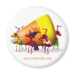 Candy Corn Ants Refrigerator Magnet