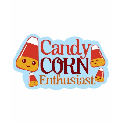 Candy Corn Enthusiast (clean design) Shirts by jamierushad