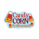 Candy Corn Enthusiast (clean design) t-shirts