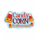 Candy Corn Enthusiast (clean design) t-shirts