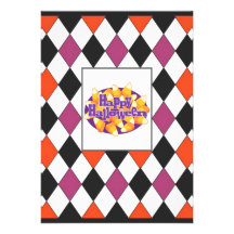 Candy Corn Greeting Announcements