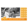Candy Corn Halloween Greetings Personalized Photo Card