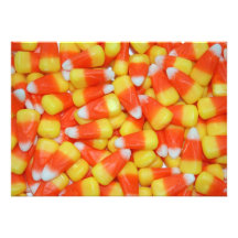 Candy Corn Halloween Invitation Background