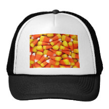 CANDY CORN MESH HAT