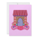 Candy Gingerbread House invitations