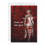 Candy Gothic Horror Halloween invitations