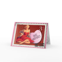 Candy Heart BeMine! KItsch Bitsch Valentine Card