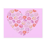 Candy Heart postcards