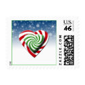 Candy Hearts Christmas Postage postage
