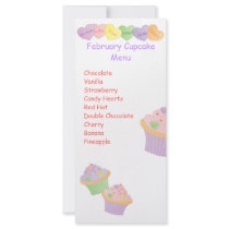 Candy Hearts Cupcakes
