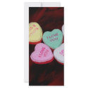 candy hearts rack cards