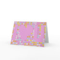 Candy Hearts Reveal Message Card