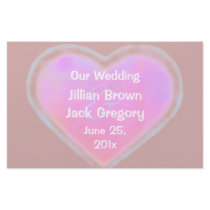 Candy Hearts WEDDING Program Custom Flyer