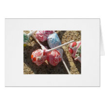 Candy Lolli Pops Greeting Card