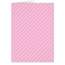 Candy Pink Diagonal Striped Pattern. Greeting Cards
