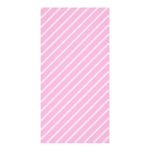 Candy Pink Diagonal Striped Pattern. Photo Card Template