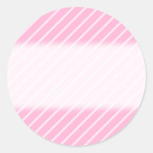 Candy Pink Diagonal Striped Pattern. Stickers