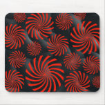 Candy Spiral Peppermint Swirl Design Mouse Pads