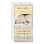 Candy Striped Photo Card: Girl photo cards
