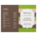 Candy Stripes Folded Brochure flyers