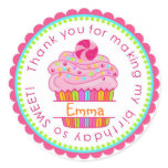 Candy Surprise Cupcake Stickers
