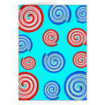 Candy Swirl Pattern Design Cards