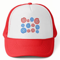 Candy Swirl Pattern Design Hats