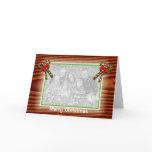 Candycane Corners (photo frame) Greeting Card