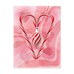 CANDYCANE & ORNAMENT by SHARON SHARPE postcards