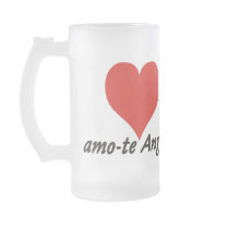 Caneca - amo-te Angola - De coração