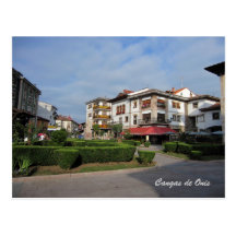 Cangas de Onís garden postcard