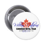 Canidian Royal Tour - William & Kate 2011 Pinback Button