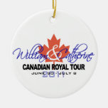 Canidian Royal Tour - William & Kate 2011 Christmas Ornament