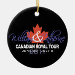 Canidian Royal Tour - William & Kate 2011 Christmas Ornament