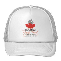 Canidian Royal Visit - William & Kate Wedding Trucker Hat