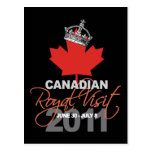Canidian Royal Visit - William & Kate Wedding Post Card