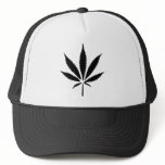 cannabis hemp leaf trucker hats