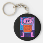 canned peaches Keychain