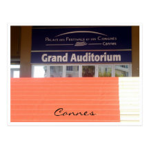 cannes auditorium postcard