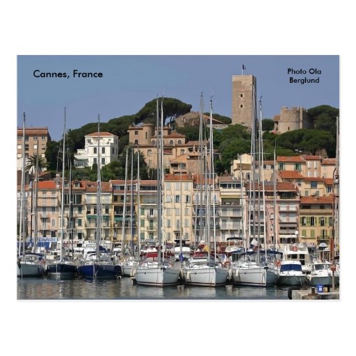 Cannes, France, Photo Ola Berglund Postcard