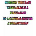Cannibals & Vegetarians t-shirts