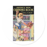 Canning Book Vintage Food Ad Art stickers