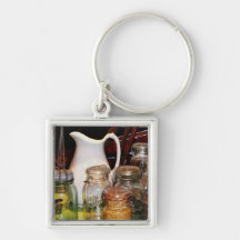 Canning Jar With Corn Key Chains