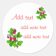 Canning Labels to Customise Round Sticker