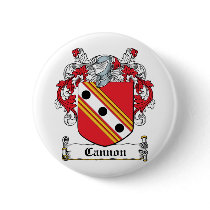 Cannon Family Crest Pin