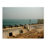 cannons and ocean postcard