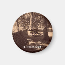 CANNONS ON SEMINARY RIDGE REFRIGERATOR MAGNETS