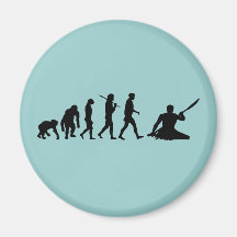 Canoe and kyak lovers evolution Canoeing Kyaking Refrigerator Magnets