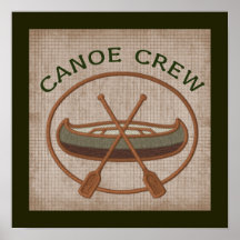 Canoe Crew Poster