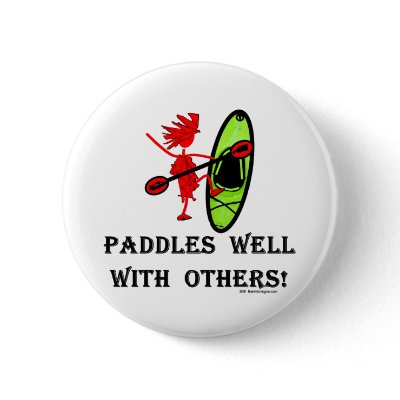 Canoe Slalom - Paddles Well With Others Pins